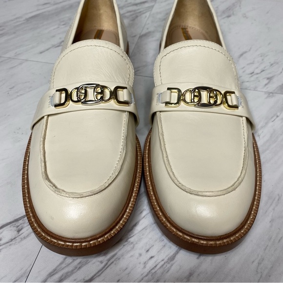 Sam Edelman Christy Ivory Leather Loafer 11M - Picture 8 of 13
